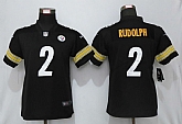 Women Nike Pittsburgh Steelers 2 Rudolph Black Vapor Untouchable Limited Jersey,baseball caps,new era cap wholesale,wholesale hats